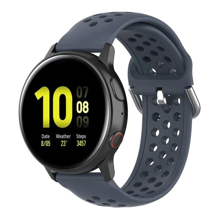 20mm クラスプ ソリッドカラー スポーツリストストラップウォッチバンド、Huawei Watch GT2 42MM用、Galaxy Watch Active2 / Active用