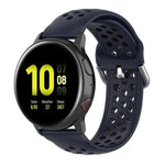 20mm クラスプ ソリッドカラー スポーツリストストラップウォッチバンド、Huawei Watch GT2 42MM用、Galaxy Watch Active2 / Active用