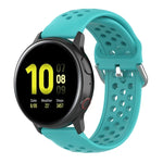 20mm クラスプ ソリッドカラー スポーツリストストラップウォッチバンド、Huawei Watch GT2 42MM用、Galaxy Watch Active2 / Active用