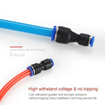 LAIZE 10個入り プラスチック減径直線型空気圧クイックフィッティングコネクター PG6-4、PG8-4、PG8-6、PG10-6、PG10-8、PG12-8、PG12-10、PG16-12