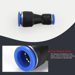 LAIZE 10個入り プラスチック減径直線型空気圧クイックフィッティングコネクター PG6-4、PG8-4、PG8-6、PG10-6、PG10-8、PG12-8、PG12-10、PG16-12