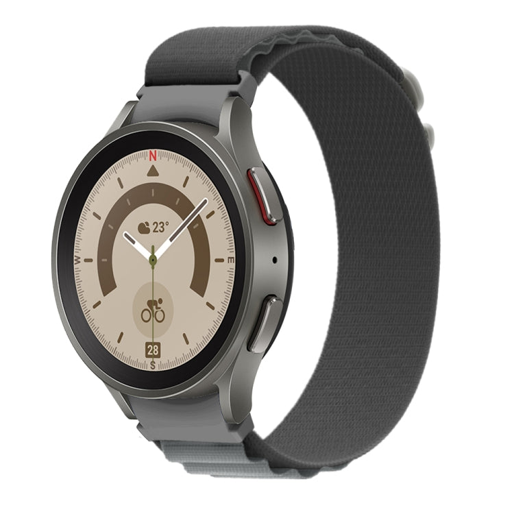 Samsung Galaxy Watch5 / Watch5 Pro / Watch4 / Watch4 Classic用 ユニバーサルナイロンループウォッチバンド