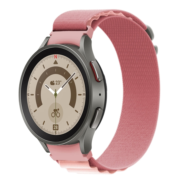 Samsung Galaxy Watch5 / Watch5 Pro / Watch4 / Watch4 Classic用 ユニバーサルナイロンループウォッチバンド