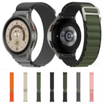 Samsung Galaxy Watch5 / Watch5 Pro / Watch4 / Watch4 Classic用 ユニバーサルナイロンループウォッチバンド