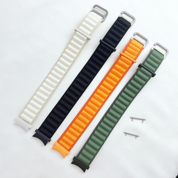 Samsung Galaxy Watch5 / Watch5 Pro / Watch4 / Watch4 Classic用 ユニバーサルナイロンループウォッチバンド