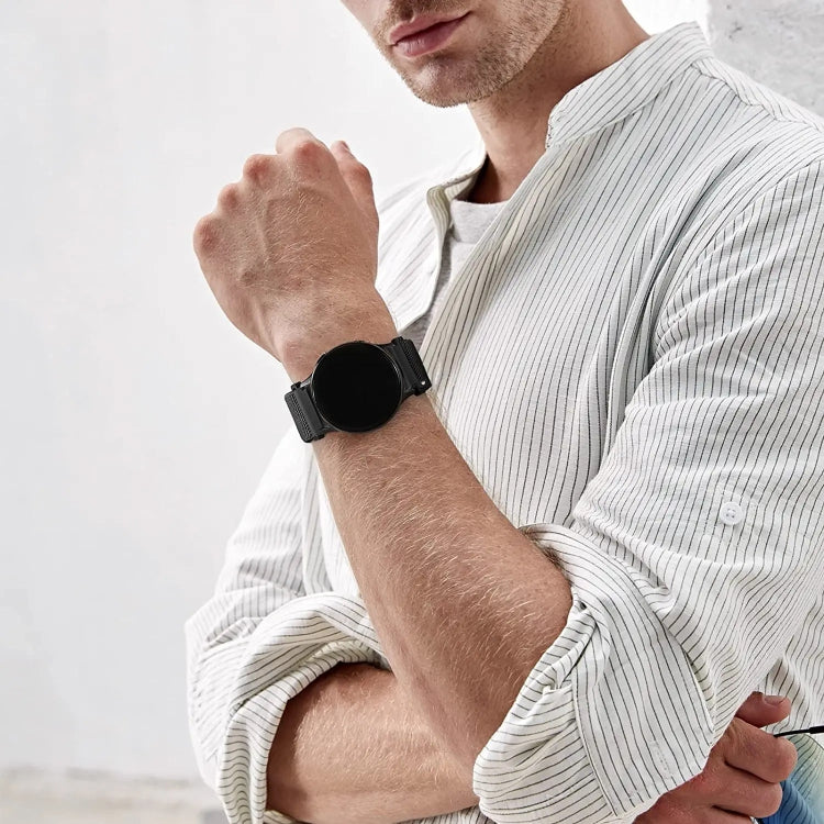 Samsung Galaxy Watch5 / Watch5 Pro / Watch4 / Watch4 Classic用 ユニバーサルナイロンループウォッチバンド