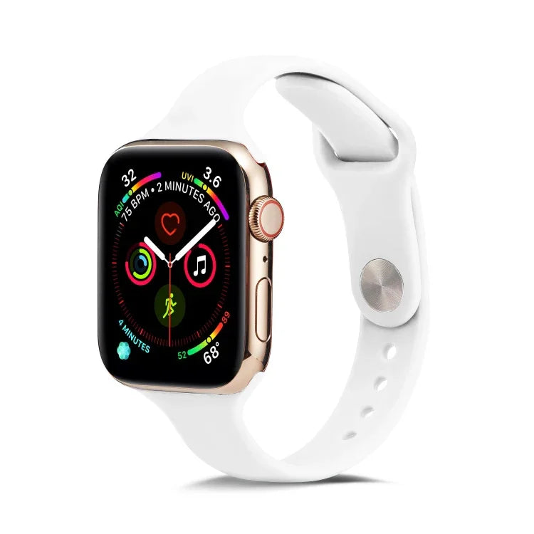 薄型シリコン交換用リストストラップバンド、Apple Watch 5/4 44mm & 3/2/1 42mm用、Apple Watch 5/4 40mm & 3/2/1 38mm用