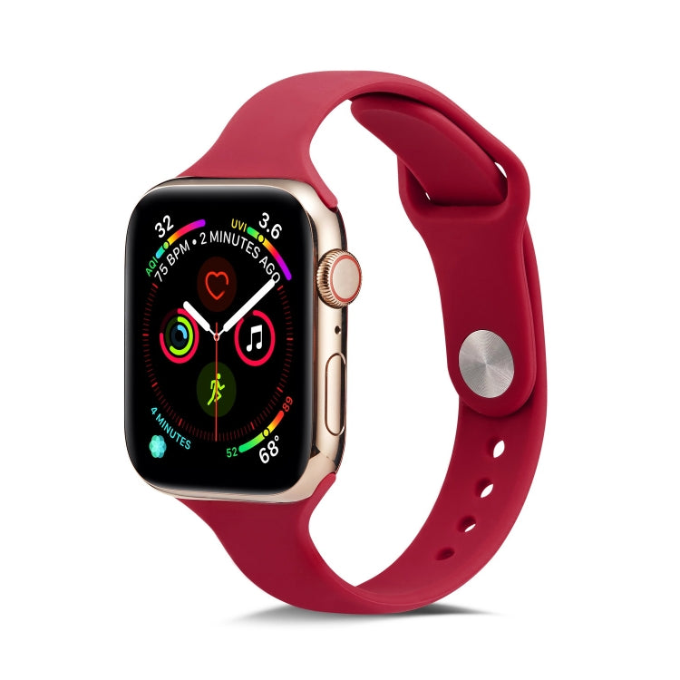 薄型シリコン交換用リストストラップバンド、Apple Watch 5/4 44mm & 3/2/1 42mm用、Apple Watch 5/4 40mm & 3/2/1 38mm用