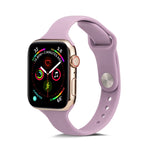 薄型シリコン交換用リストストラップバンド、Apple Watch 5/4 44mm & 3/2/1 42mm用、Apple Watch 5/4 40mm & 3/2/1 38mm用