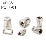 PCF6-02 LAIZE 2個入りメスネジ直線空気圧クイックフィッティングコネクター、PCF4-01 (10個), PCF4-02 (10個), PCF6-01 (10個), PCF6-02 (2個), PCF6-03 (2個), PCF6-04 (1個), PCF8-01 (2個), PCF8-02 (2個), PCF8-03 (1個), PCF8-04 (1個), PCF10-01 (1個)