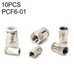 PCF6-02 LAIZE 2個入りメスネジ直線空気圧クイックフィッティングコネクター、PCF4-01 (10個), PCF4-02 (10個), PCF6-01 (10個), PCF6-02 (2個), PCF6-03 (2個), PCF6-04 (1個), PCF8-01 (2個), PCF8-02 (2個), PCF8-03 (1個), PCF8-04 (1個), PCF10-01 (1個)