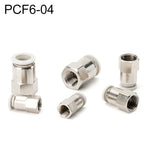 PCF6-02 LAIZE 2個入りメスネジ直線空気圧クイックフィッティングコネクター、PCF4-01 (10個), PCF4-02 (10個), PCF6-01 (10個), PCF6-02 (2個), PCF6-03 (2個), PCF6-04 (1個), PCF8-01 (2個), PCF8-02 (2個), PCF8-03 (1個), PCF8-04 (1個), PCF10-01 (1個)
