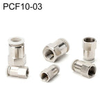PCF6-02 LAIZE 2個入りメスネジ直線空気圧クイックフィッティングコネクター、PCF4-01 (10個), PCF4-02 (10個), PCF6-01 (10個), PCF6-02 (2個), PCF6-03 (2個), PCF6-04 (1個), PCF8-01 (2個), PCF8-02 (2個), PCF8-03 (1個), PCF8-04 (1個), PCF10-01 (1個)