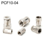 PCF6-02 LAIZE 2個入りメスネジ直線空気圧クイックフィッティングコネクター、PCF4-01 (10個), PCF4-02 (10個), PCF6-01 (10個), PCF6-02 (2個), PCF6-03 (2個), PCF6-04 (1個), PCF8-01 (2個), PCF8-02 (2個), PCF8-03 (1個), PCF8-04 (1個), PCF10-01 (1個)