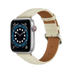 Genuine Leather Watch Band, For Apple Watch Ultra 49mm / Series 8&7 45mm / SE 2&6&SE&5&4 44mm / 3&2&1 42mm, For Apple Watch Series 8&7 41mm / SE 2&6&SE&5&4 40mm / 3&2&1 38mm