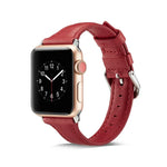 薄型レザー交換用リストストラップバンド、Apple Watch 5/4 44mm & 3/2/1 42mm用、Apple Watch 5/4 40mm & 3/2/1 38mm用