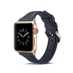 薄型レザー交換用リストストラップバンド、Apple Watch 5/4 44mm & 3/2/1 42mm用、Apple Watch 5/4 40mm & 3/2/1 38mm用