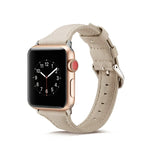 薄型レザー交換用リストストラップバンド、Apple Watch 5/4 44mm & 3/2/1 42mm用、Apple Watch 5/4 40mm & 3/2/1 38mm用