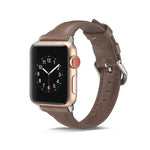 薄型レザー交換用リストストラップバンド、Apple Watch 5/4 44mm & 3/2/1 42mm用、Apple Watch 5/4 40mm & 3/2/1 38mm用