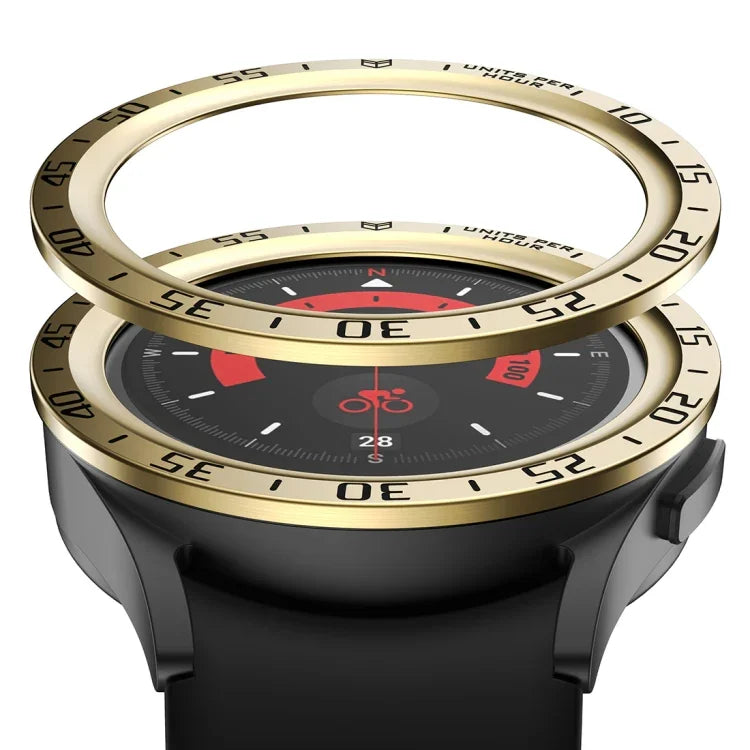 ダイヤルスチール保護フレーム、Samsung Galaxy Watch5 Pro 45mm Aスタイル用、Samsung Galaxy Watch5 Pro 45mm Eスタイル用