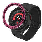 ダイヤルスチール保護フレーム、Samsung Galaxy Watch5 Pro 45mm Aスタイル用、Samsung Galaxy Watch5 Pro 45mm Eスタイル用