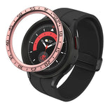 ダイヤルスチール保護フレーム、Samsung Galaxy Watch5 Pro 45mm Aスタイル用、Samsung Galaxy Watch5 Pro 45mm Eスタイル用