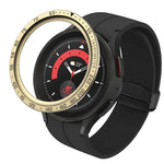 ダイヤルスチール保護フレーム、Samsung Galaxy Watch5 Pro 45mm Aスタイル用、Samsung Galaxy Watch5 Pro 45mm Eスタイル用