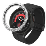 ダイヤルスチール保護フレーム、Samsung Galaxy Watch5 Pro 45mm Aスタイル用、Samsung Galaxy Watch5 Pro 45mm Eスタイル用