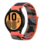 カモフラージュナイロンループウォッチバンド、Samsung Galaxy Watch5 40mm/44mm / Watch5 Pro用