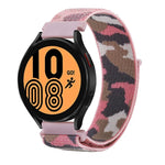 カモフラージュナイロンループウォッチバンド、Samsung Galaxy Watch5 40mm/44mm / Watch5 Pro用