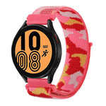 カモフラージュナイロンループウォッチバンド、Samsung Galaxy Watch5 40mm/44mm / Watch5 Pro用