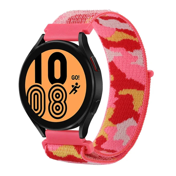 カモフラージュナイロンループウォッチバンド、Samsung Galaxy Watch5 40mm/44mm / Watch5 Pro用