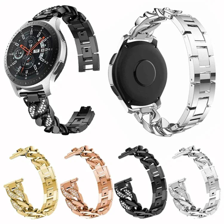 ダイヤモンドライン デニムチェーンウォッチバンド、Samsung Galaxy Watch5 40mm/44mm / Watch5 Pro用