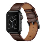クラシックカウハイド本革ウォッチバンド、Apple Watch Ultra 49mm / シリーズ8＆7 45mm / SE 2＆6＆SE＆5＆4 44mm / 3＆2＆1 42mm用、Apple Watch シリーズ8＆7 41mm / SE 2＆6＆SE＆5＆4 40mm / 3＆2＆1 38mm用