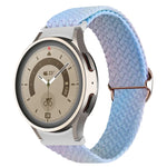 Samsung Galaxy Watch 5 / Watch 5 Pro / Watch 4用 織りグラデーションカラ―ウォッチバンド