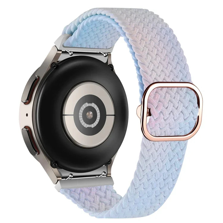 Samsung Galaxy Watch 5 / Watch 5 Pro / Watch 4用 織りグラデーションカラ―ウォッチバンド