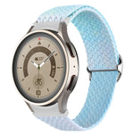 Samsung Galaxy Watch 5 / Watch 5 Pro / Watch 4用 織りグラデーションカラ―ウォッチバンド
