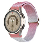 Samsung Galaxy Watch 5 / Watch 5 Pro / Watch 4用 織りグラデーションカラ―ウォッチバンド