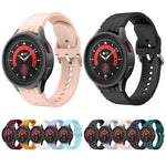 ひし形テクスチャ シリコンウォッチバンド、Samsung Galaxy Watch 5 / Watch 5 Pro用