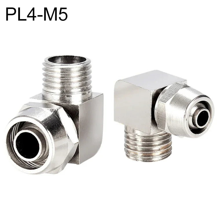 PL8-02 LAIZE ニッケルメッキ銅製気管クイックフィッティングロックメスコネクター、PL4-M5, PL4-01, PL4-02, PL6-M5, PL6-01, PL6-02, PL8-01, PL8-02