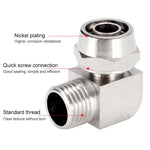 PL8-02 LAIZE ニッケルメッキ銅製気管クイックフィッティングロックメスコネクター、PL4-M5, PL4-01, PL4-02, PL6-M5, PL6-01, PL6-02, PL8-01, PL8-02