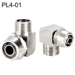 PL8-02 LAIZE ニッケルメッキ銅製気管クイックフィッティングロックメスコネクター、PL4-M5, PL4-01, PL4-02, PL6-M5, PL6-01, PL6-02, PL8-01, PL8-02