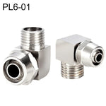 PL8-02 LAIZE ニッケルメッキ銅製気管クイックフィッティングロックメスコネクター、PL4-M5, PL4-01, PL4-02, PL6-M5, PL6-01, PL6-02, PL8-01, PL8-02