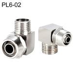 PL8-02 LAIZE ニッケルメッキ銅製気管クイックフィッティングロックメスコネクター、PL4-M5, PL4-01, PL4-02, PL6-M5, PL6-01, PL6-02, PL8-01, PL8-02