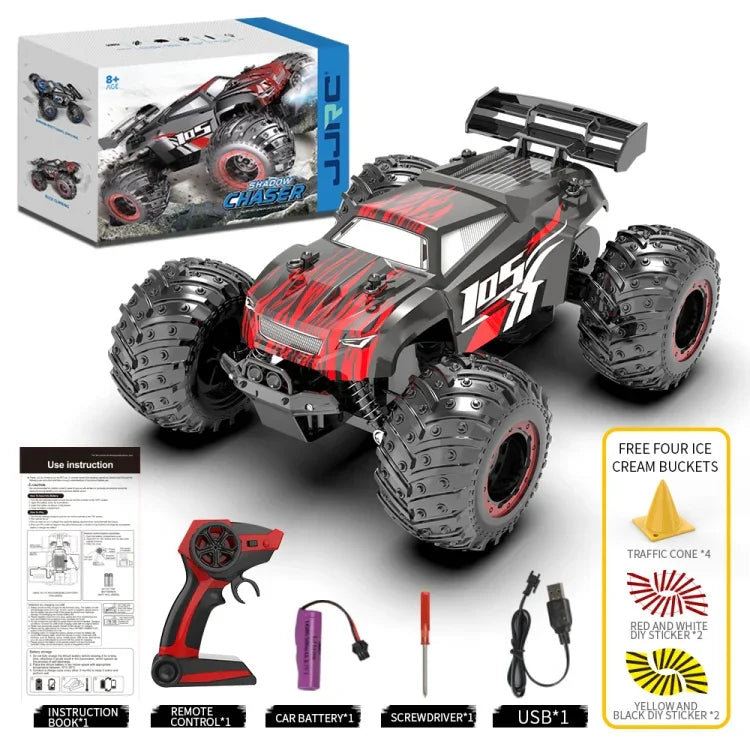 JJR/C Q105 2.4G RC電動クライミングオフロード車、JJR/C Q105（ブラックレッド）、JJR/C Q105（ブラックブルー）