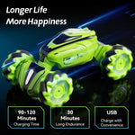 JJR/C Q110 2.4Gリモートコントロールスタントクライミングドリフトツイストカー、JJR/C Q110（ブルー）、JJR/C Q110（グリーン）