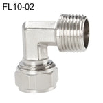 FL6-01 LAIZE ニッケルメッキ銅製トラキア クイックフィッティング ツイストエルボーロック メスコネクター、FL6-01、FL6-02、FL8-01、FL8-02、FL10-01、FL10-02