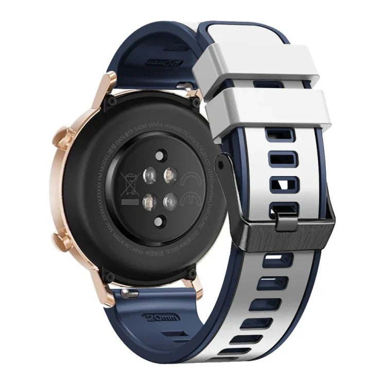プレーン織り二色シリコンウォッチバンド Samsung Galaxy Watch 5 40mm / 44mm用