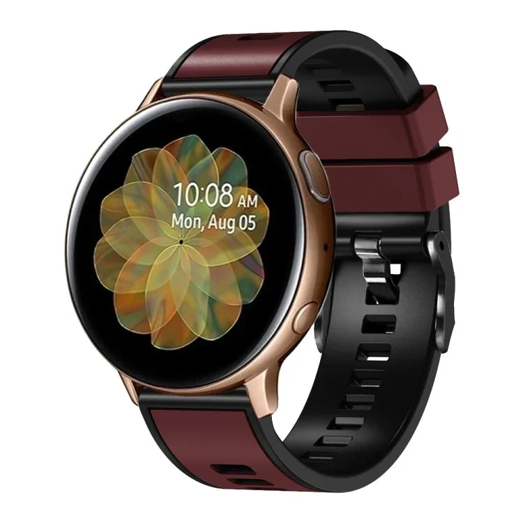 プレーン織り二色シリコンウォッチバンド Samsung Galaxy Watch 5 40mm / 44mm用