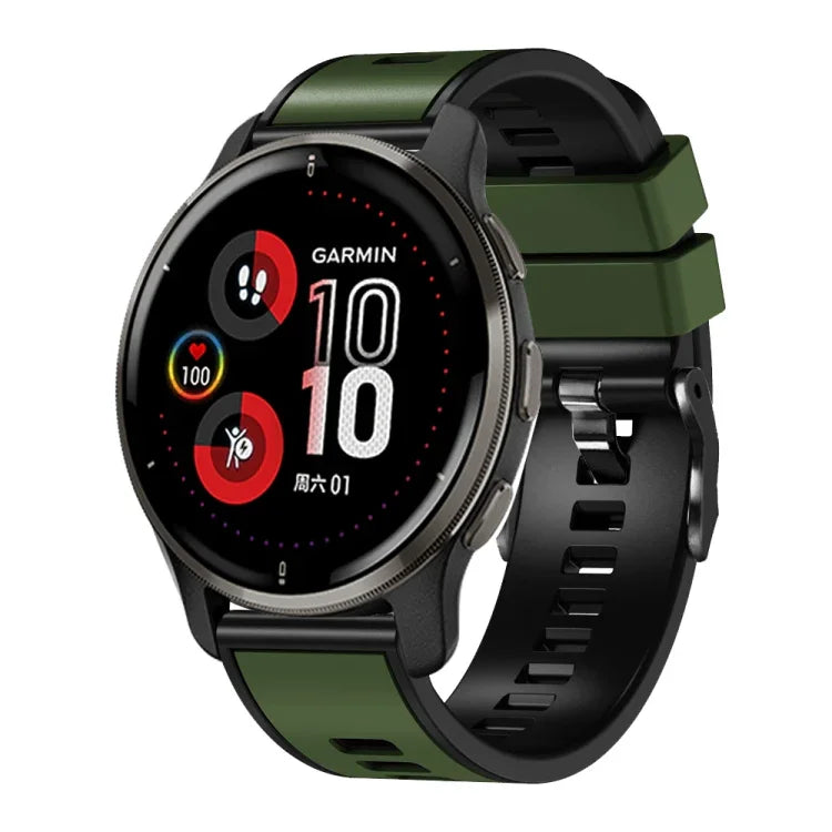 プレーン織り二色シリコンウォッチバンド Samsung Galaxy Watch 5 40mm / 44mm用